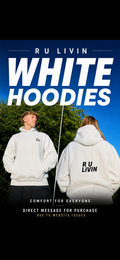 White Unisex R U LIVIN Hoodies